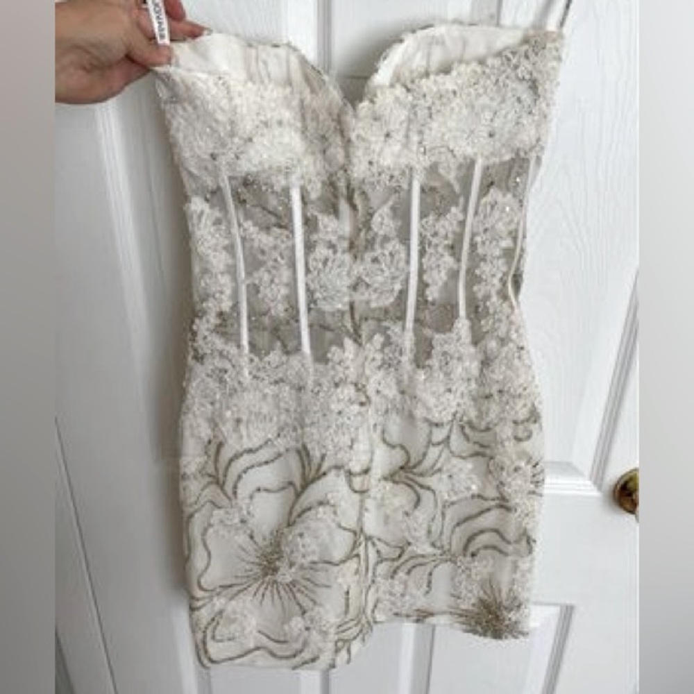 Jovani White/Cream Dress